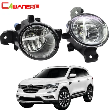 

Cawanerl Car 4000LM LED Light Right + Left Fog Light DRL 12V For Renault Koleos (HY_) 2008 2009 2010 2011 2012 2013 2014 2015