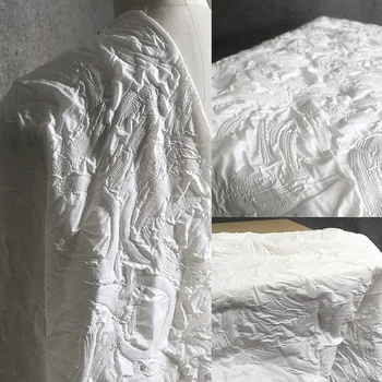 

45*145cm Fold White Nylon Handmade Craft Fabric For DIY Patchwork Sew-On Women Garment Dress Decoration Accessories