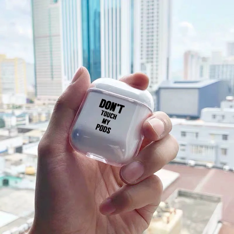 Чехол для наушников Apple AirPods 1 2 прозрачный с кристаллами|Аксессуары наушников| |