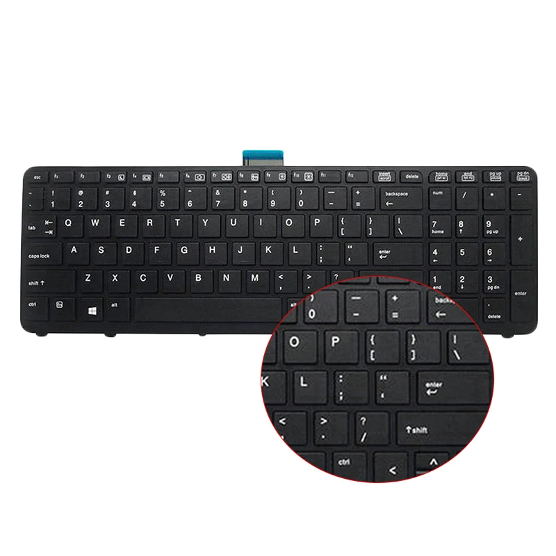 Английская клавиатура для ноутбука HP ZBOOK 15 17 G1 G2 PK130TK1A00 SK7123BL|Клавиатуры| |