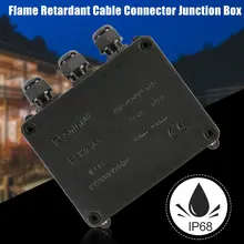 Распределительная коробка внешний провод IP68 водонепроницаемый корпус Терминал 3 способ оболочки Кабельный разъем огнестойкий Электрический дом