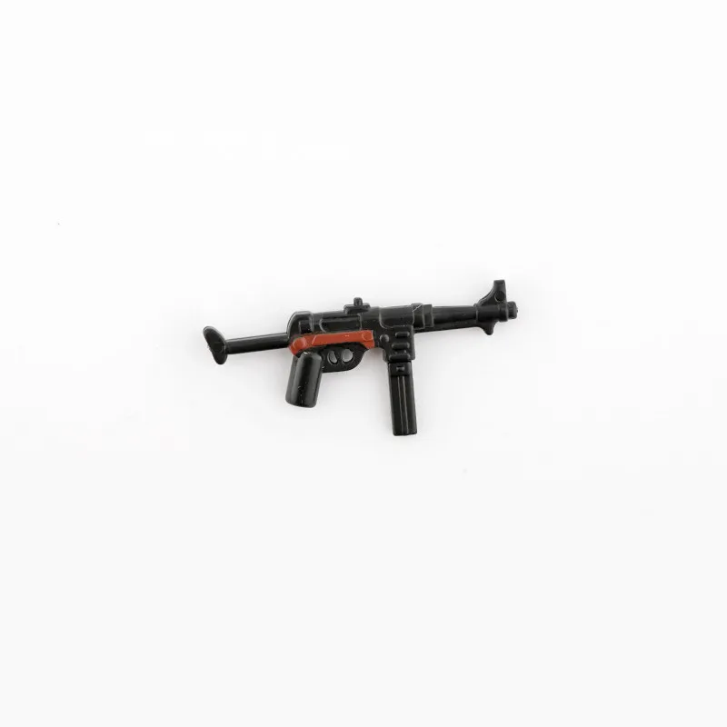 5/10 WW2 Soldiers Weapon Building Block Accessories Two-color Printing Machine Rifle Submachine Sniper Guns Military Bricks C238 5