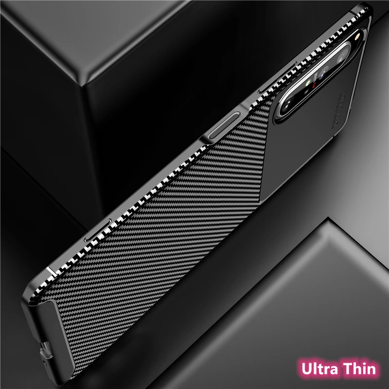 Anti Shock TPU Case For Sony Xperia 10 XA XZ 2 Plus 4 3 Ultra Compact Premium Soft Carbon 1 5 8 20 II | Мобильные телефоны и