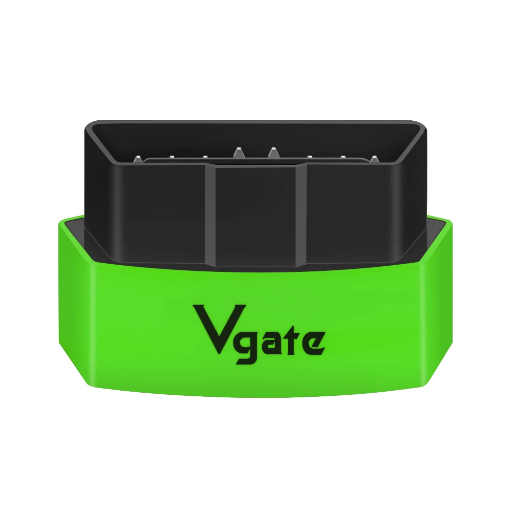 Vgate ICar ELM327 Wifi/Bluetooth для IOS, Android и ПК obd OBD2 диагностический инструмент ELM327 v2.1 Wifi диагностический код считыватель сканер - Цвет: Bluetooth-Green
