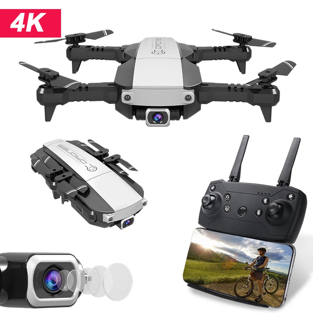 

2019RC Drone 4K WiFi FPV Camera Optical Flow Positioning Altitude Hold Gesture Foldable mini Remote Control RC Quadcopter Dron