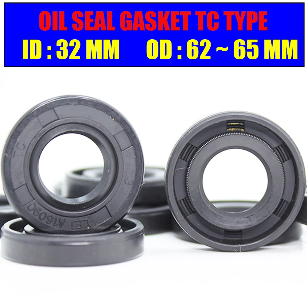 ID 32mm Oil Seal Gasket TC Type Inner 62/65/68/70x32mm 6PCS NBR Skeleton Seals Nitrile Covered Double Lip With Garter | Автомобили и