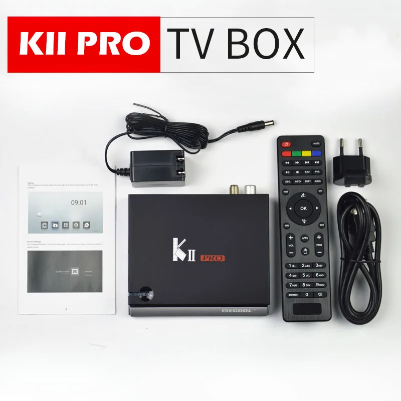 MECOOL KI Pro Декодер каналов кабельного телевидения KIII Pro DVB T2+ S2 Android ТВ коробка 3g 16G Amlogic S912 DDR4 Octa Core 4K Поддержка CCcam IP ТВ set top tv Box