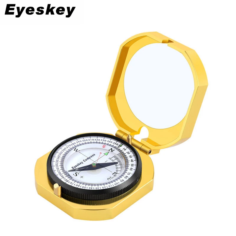 

Professional Waterproof Metal Compass Handheld Lightweight Hunting Camping Geological Mountain climbing Compass brass compass