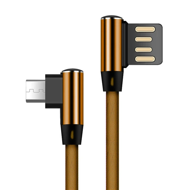 1M 2M 3M 90 градусов зарядки Micro USB кабель 3.0A для samsung Galaxy HUAWEI Honor Xiaomi RedMi USB планшет кабели двусторонний штекер