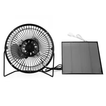 

USB Solar Panel Powered Mini Portable Fan for Cooling Ventilation Home Travelling Fishing Portable Fan