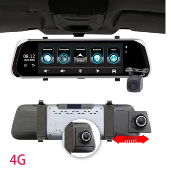 

10Inch 4G Special Car Android DVR Camera GPS FHD 1080P Dash Cam Navigation ADAS Video Recorder Dual Lens Mirror Original Bracket