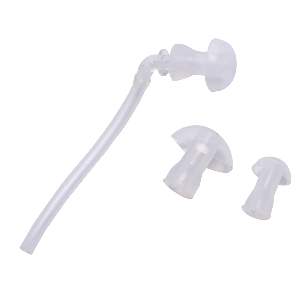 1set Hearing Aid Earplug Ear Plugs Eartips Domes with Sound Tube Tubes+ Domes(L M S) Size Hearing Aids Accessories
