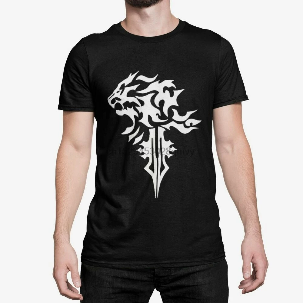Squall leonhart logo T shirt FF8 Final fantasy VIII lion pride Mens Unisex Tee |