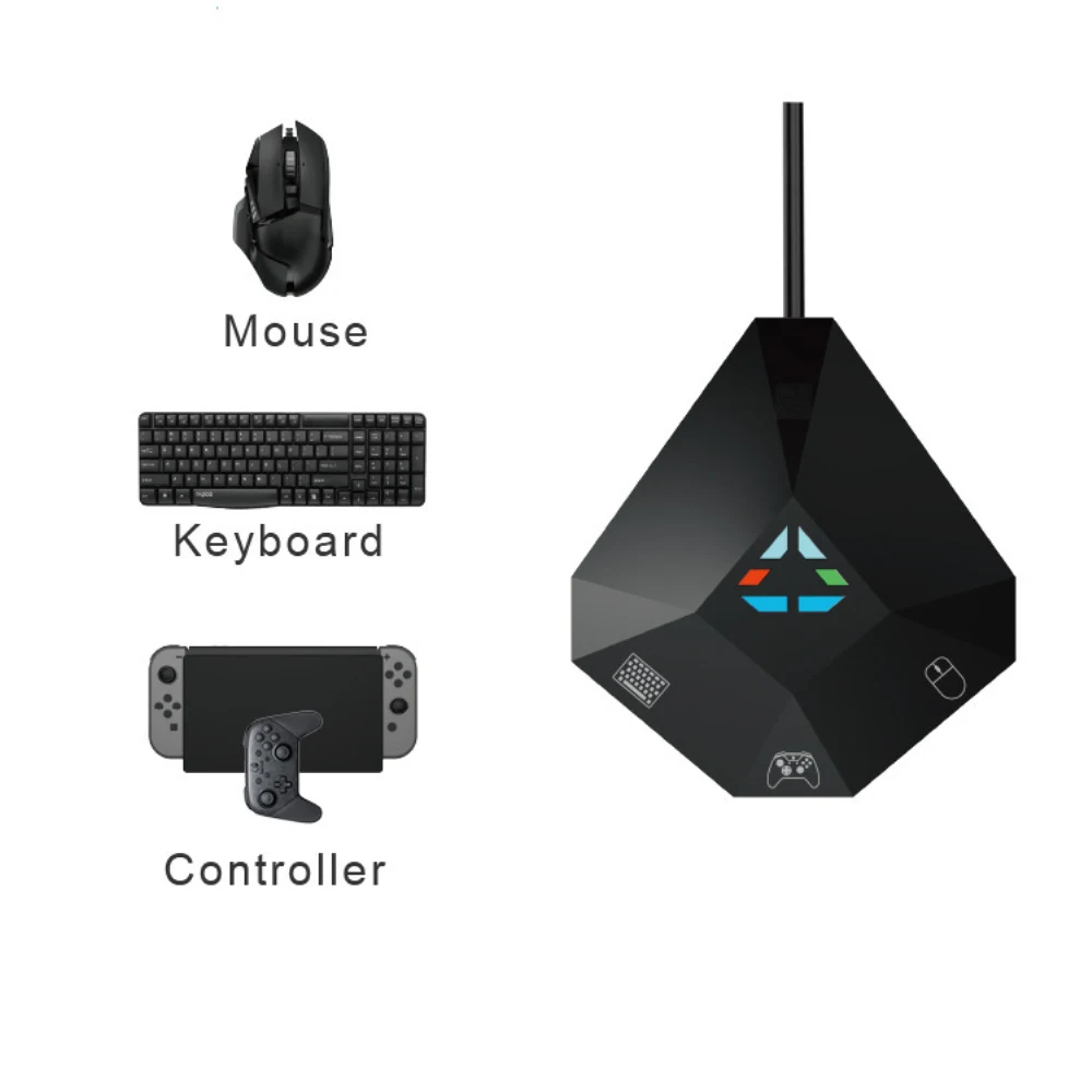

2020 Game Keyboard Mouse Converter Adapter for Switch/PS4/PS3/X-BOX ONE/360 Game Console Gaming Accessories Controller Converter