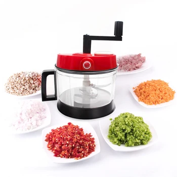 

Multifunctional Manual Meat Grinder Kitchen Meat Grinder Chopper Mixer Egg Blender Stainless Steel Blade Cutter Kitchen Tools