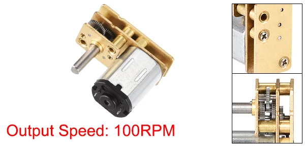 Uxcell Шестерни мотор U-тип инверсии N20 DC6V 10/60/100/200/500/520/1060 об/мин 3 мм вал Dia. Скорость снижение Шестерни редуктор скорости для чайника