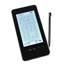 Tens ems массажёр мышечная стимуляция Электрический личный стимулятор нерва двухканальный 28 Режим ЖК-дисплей Дисплей массажер для тела+ 4 накладки