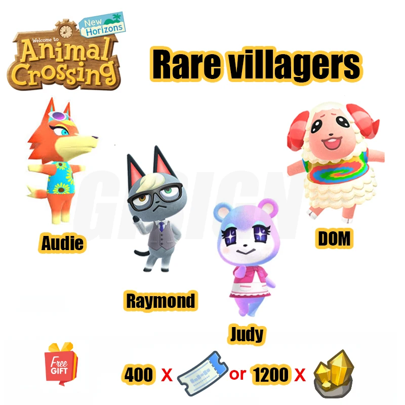 

Raymond/Judy/Audie Animal Crossing New Horizons Online recharge service [Digital Code] Can not refunds !Marshal Amiibo Card