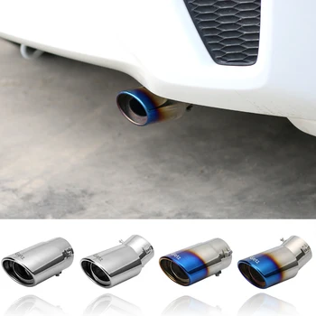 

Stainless Steel Exhaust Tip Pipe Muffler Car Styling Exhaust System Tip Modified Car Tail For Hyundai Getz Accessories