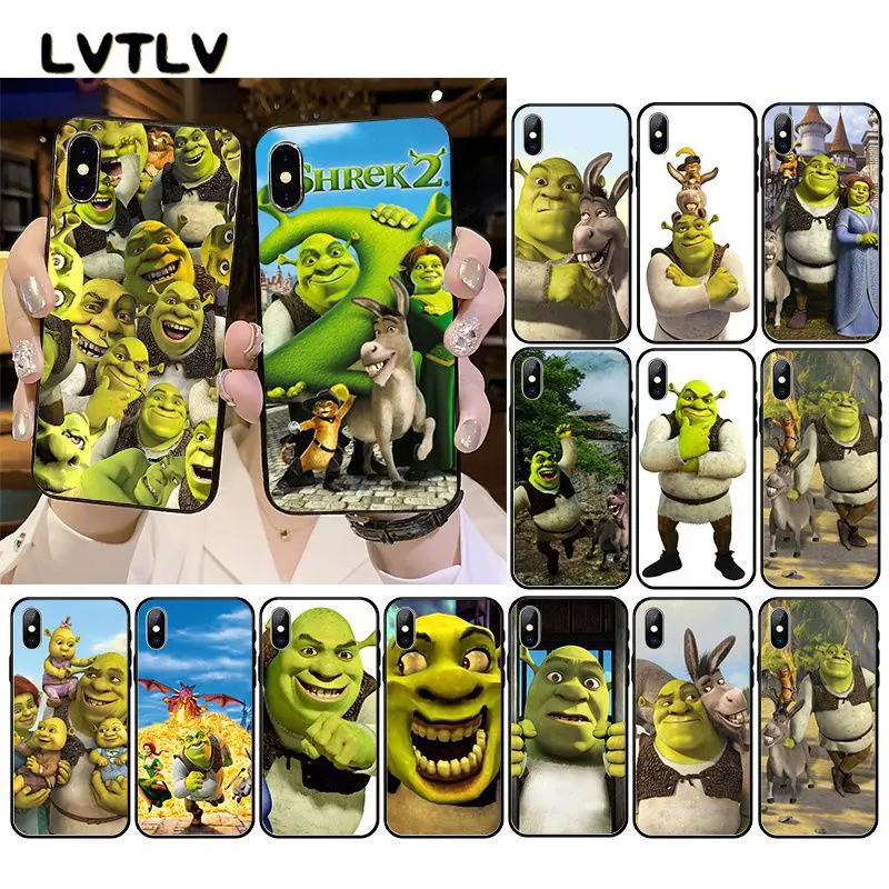 LVTLV мультяшный чехол для телефона Moive Shrek Coon iPhone 11 pro XS MAX 8 7 6 6S Plus X 5 5S SE XR | Мобильные