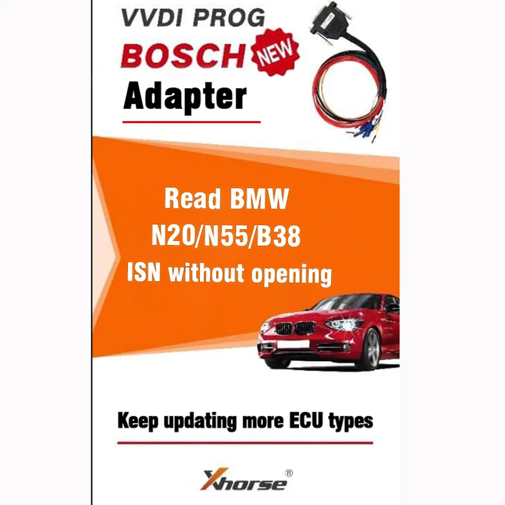 VVDI Prog для адаптера Bosch для чтения ECU для BMW N20 N55 B38 is Data-нет необходимости открывать DME