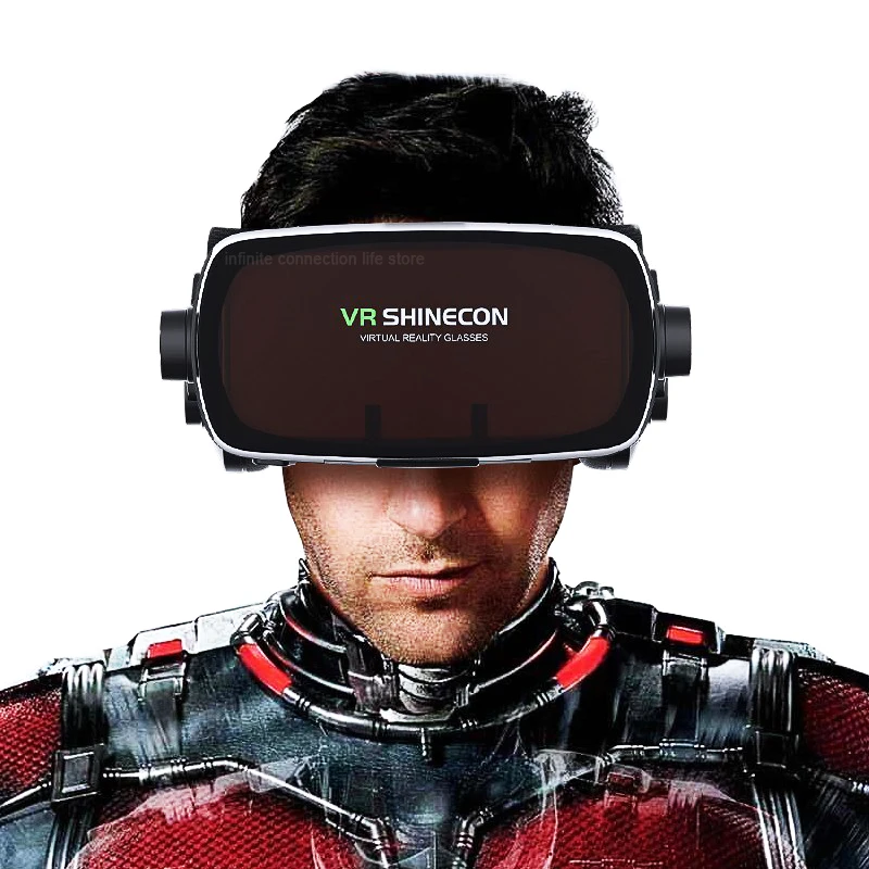 

2019 Casque 9.0 VR Virtual Reality Goggles 3D Glasses Google Cardboard VR Headset Box for 4.0-6.3 inch Smartphone