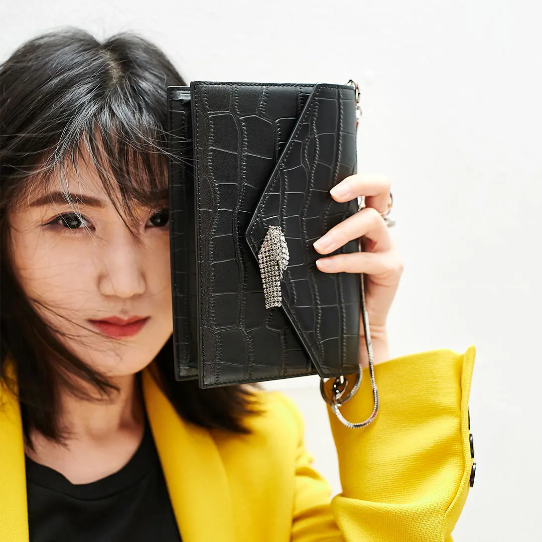 CARRY'O женская кожаная сумка с крокодиловым узором, роскошная брендовая модная женская сумка, дизайнерские сумки через плечо