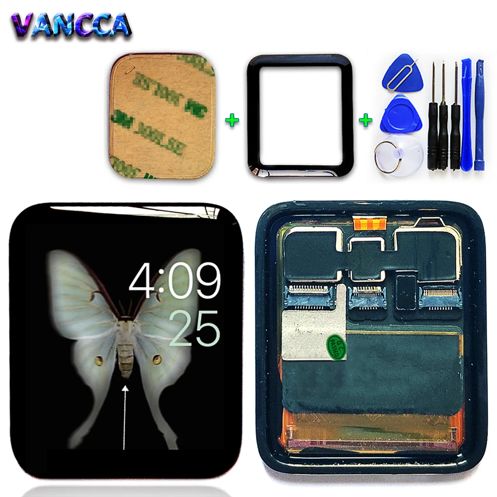 

Vancca LCD Display For Apple Watch Series 2 38mm Sapphire Touch Screen Series2 42mm Sport Digitizer Assembly Free tools glass
