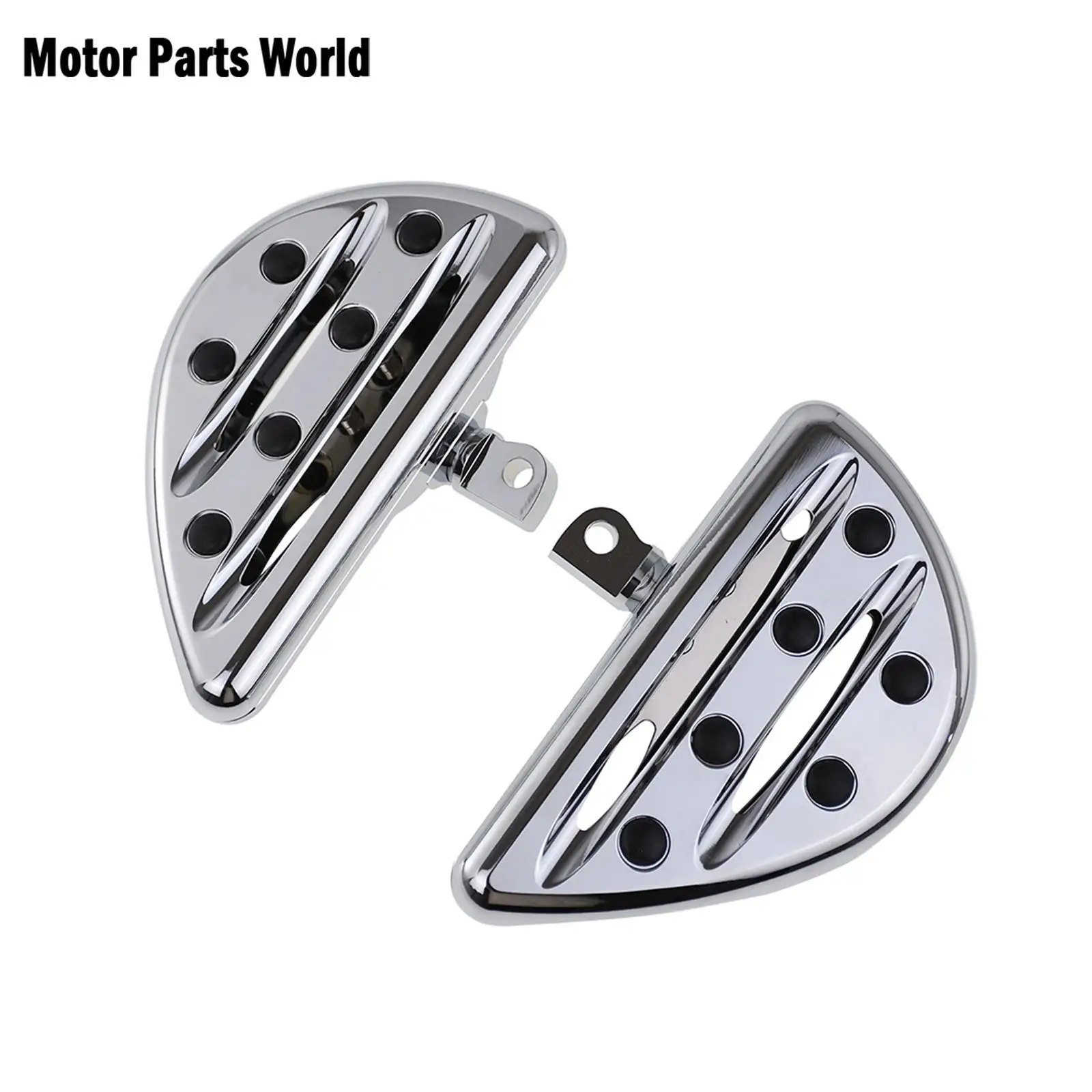 

Motorcycle Rear Passenger Floorboards Footboard Pedal Foot Pegs Chrome For Harley Touring Road Glide Softail Dyna Sportster XL