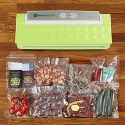 Бытовая вакуум-закаточная машина для сохранения пищевых продуктов упаковщик мешок упаковщик включает в себя мешок комплект сильный