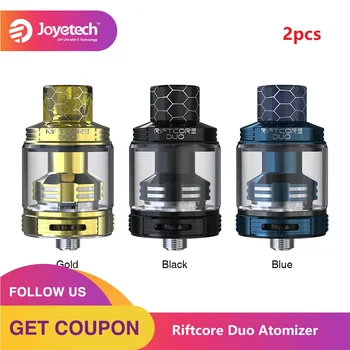

2pcs HOT SELL Original Joyetech RIFTCORE DUO Atomizer 3.5ml E-cig Vape Tank Coilless RTA Vs Zeus X / RIFTCORE Solo / Manta RTA