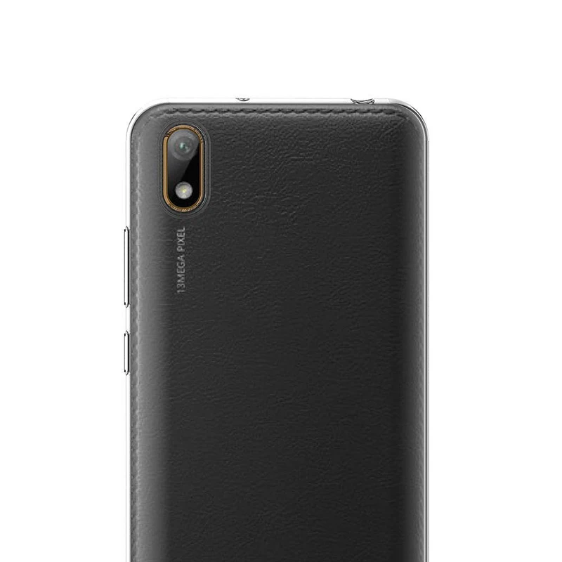 Чехол для huawei Y5 TPU силиконовый прозрачный облегающий Бампер Мягкий чехол для huawei Y5 5,7" прозрачная задняя крышка