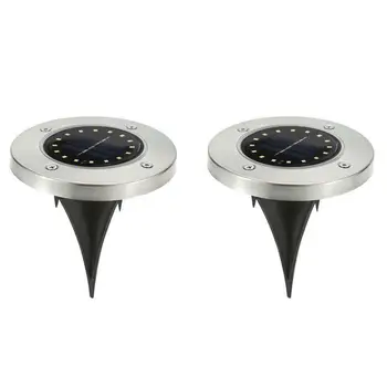 

1pc/4pcs 20 LED Solar Buried Lamp Waterproof Ground Lights Solar Light Lawn Lamp Outdoor Garden Path Decor