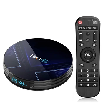 

Android 9.0 TV Box HK1 X3 Amlogic S905X3 Smart TV Box Set Top Android 4K 4GB 128GB BT4.0 Media Player Dual Wifi Youtube Netflix