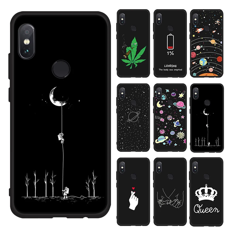 Pattern Queen Soft TPU Matte Cases For Xiaomi Redmi Note 7 Pro Silicone Back Cover Case 7A Protection Shell Capa |