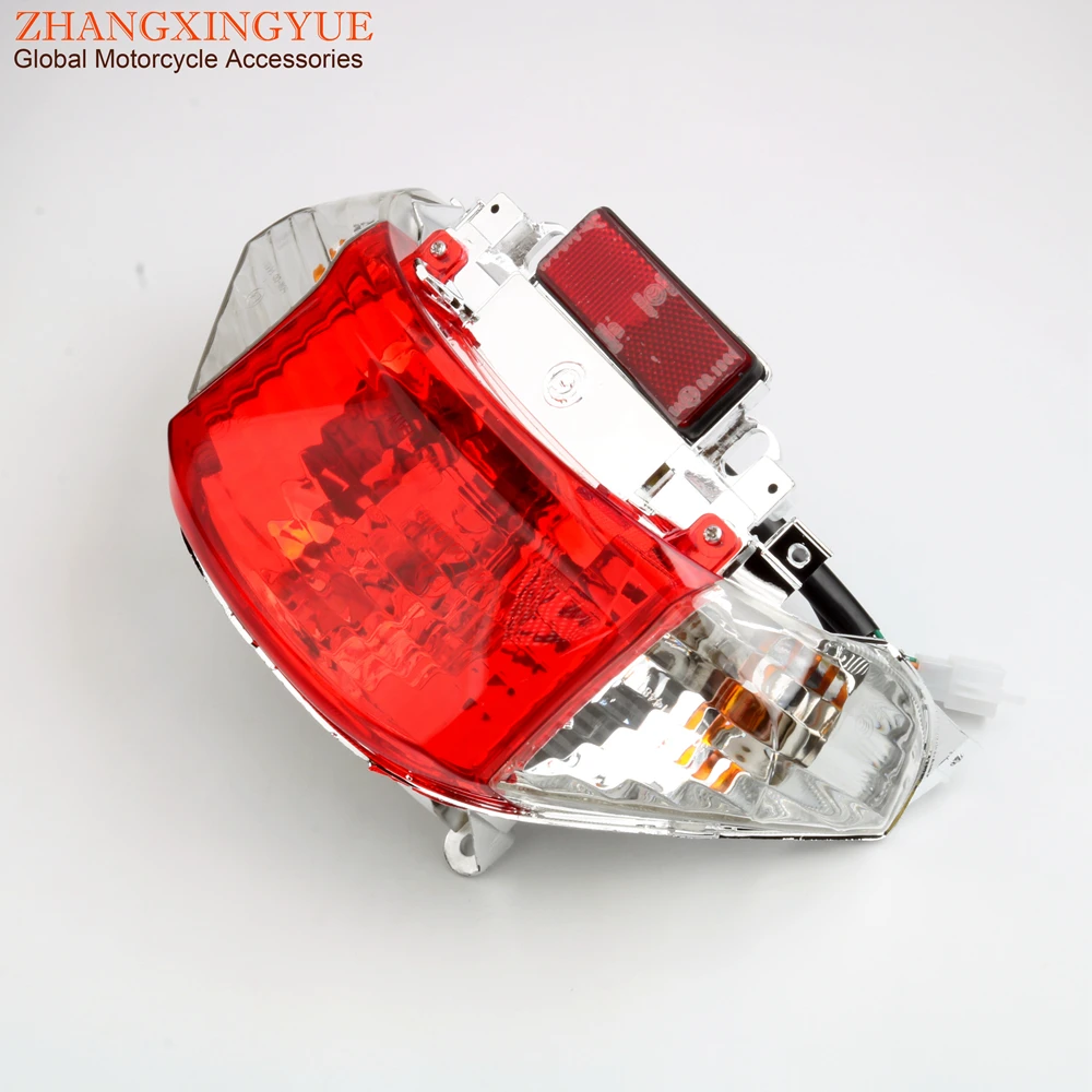GY6 Китайский задний фонарь для скутера поворотный сигнальный светильник в сборе