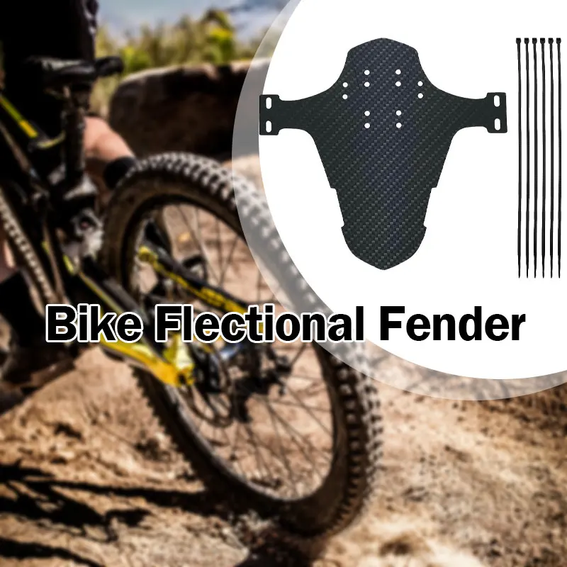 Практичное профессиональное Велосипедное защитное крыло флекционная MTB Хвост велосипедные части Передняя Задняя велосипедные Крылья высокопрочный PP материал
