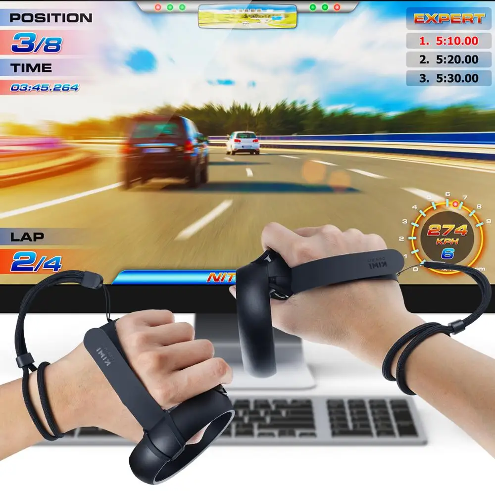 Oculus Quest повязка на голову с 1 парой лямки для Virtual Controller аксессуары|Аксессуары