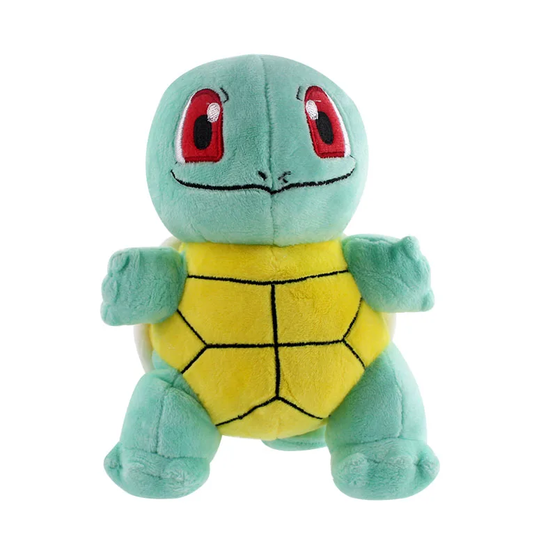 12-20 см аниме утопленные Zubat белки Psyduck Togepi Poliwag Magikarp Ekans Pangoro Lugia погремушки Плюшевые игрушки куклы Подарки для детей - Цвет: 18cm Squirtle