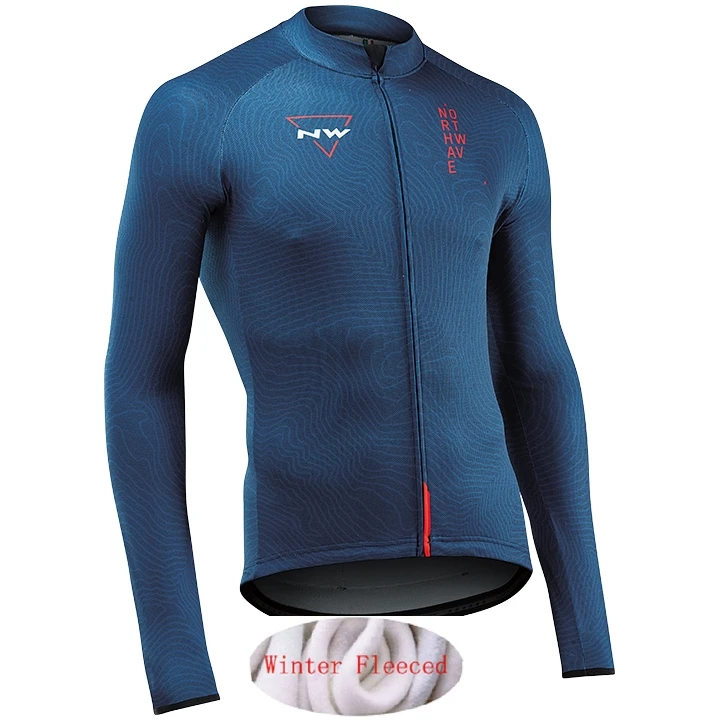 Northwave зимняя куртка из теплого флиса для мужчин, велосипедная Джерси, одежда для горных прогулок, одежда для триатлона, велосипедная одежда NW