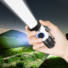 

Super Powerful Flashlight 100000Lumen Rechargeable Mini Flashlight 18650 Usb Mini Torch Flash Light Small Led Lantern Worklight