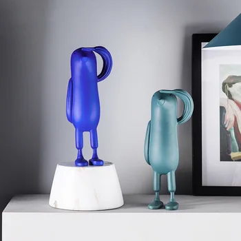 

Resin Penguin Figurines Table Decor Model Miniatures Living Room TV Cabinet Ornament Office Furnishings Decoration Art Crafts