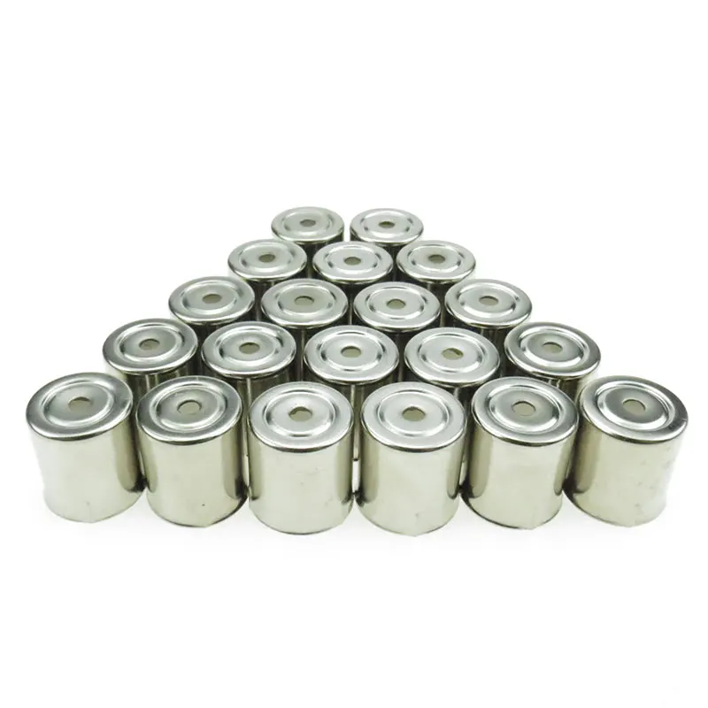 Tapas de magnetrón de agujero redondo de acero inoxidable, 20 unidades/lote, piezas de repuesto para hornos Microondas, tapas de Microondas
