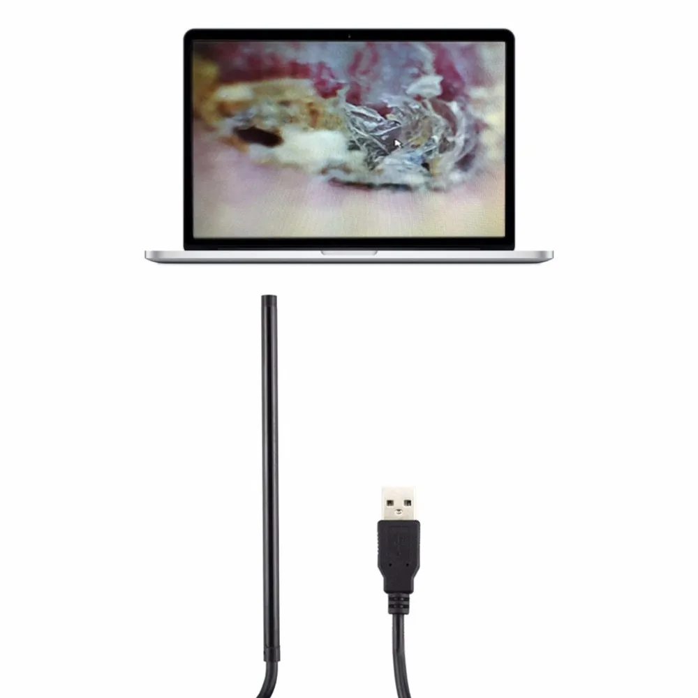 Длинный инструмент для чистки ушей с USB ручкой, эндоскоп для чистки ушей, HD визуальная ложка для ушей, многофункциональная Ушная палочка для Windows PC, Новинка