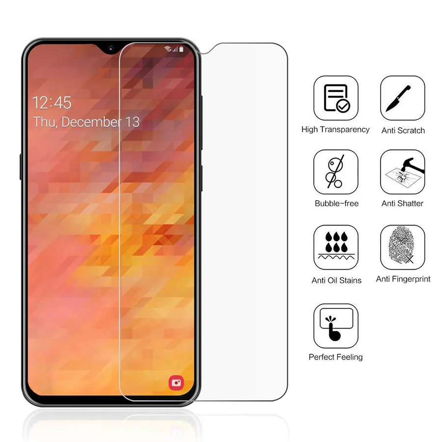 9h Toughened Glass For Samsung Galaxy M20 M10 A30 A50 Case J2 J4 J6 A8 A6 Plus A7 J8 2018 2.5d Round Edge Screen Protector Film |