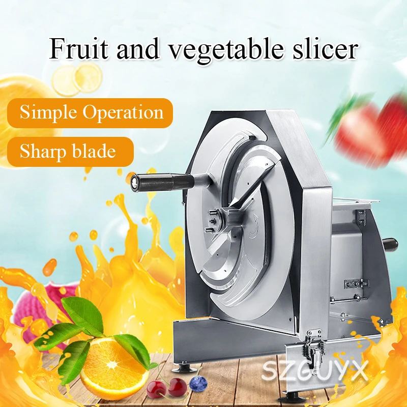 

Stainless steel multifunctional commercial paper shredder vegetable fruit lemon potato slicer fruit and vegetable slicer