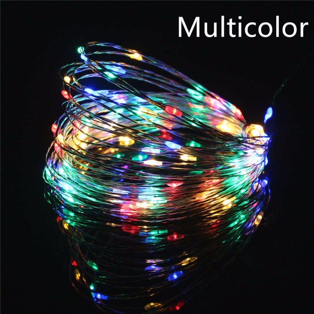 USB Fairy Lights Copper Wire Garland Light Waterproof LED String Lights for Christmas Wedding Party New Year Decoration