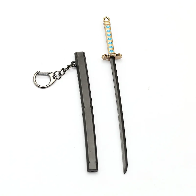  Batustou Anime Katana Keychains Devil Mini Sword Metal Weapon  Model with Stand Figure For Men Kamado Tanjirou Key Chain Cosplay Pendant :  Sports & Outdoors