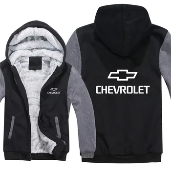 

new Size S-5XL 2019 new chevrolet Hoodies Jacket Winter Mans Unisex Casual Wool Liner Fleece Man Coat Sweatshirts Pullover