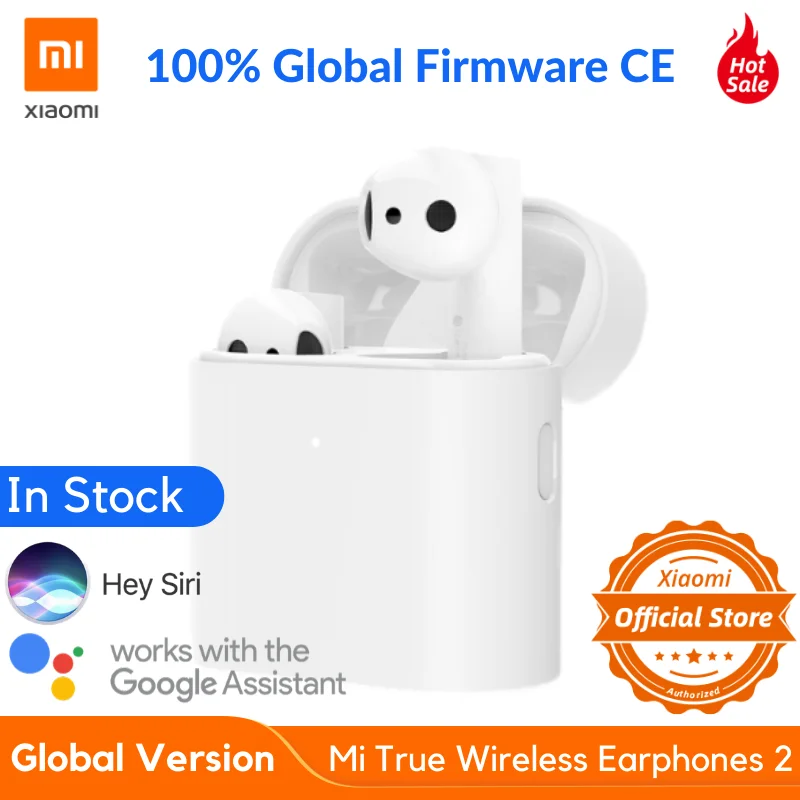 Беспроводные наушники XIAOMI Airdots Pro 2 Mi глобальная версия TWS Bluetooth 5 0 14 часов работы от
